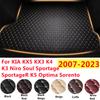 XPE Leather Car Trunk Mats Custom Fit For KIA Sorento K5 Optima Sportage-R Soul Niro K3 K4 KX3 10-23 Cargo Liner Boot