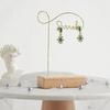 Jewelry Display Stand For Earrings Necklaces Earring Necklace Ring Bracelet Metal Storage Racks Jewelry Hanging Holder