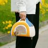 Breathable Pet Bag Small Carrier Bag Breathable Comfortable Pet Travel Tote Bag Sling for Hamster Pig Rabbit Hedgehog