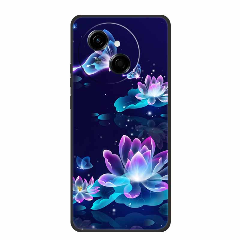 For Tecno Spark Go 1 S Case Coque Black Silicone Soft Phone Case For Tecno Spark 40C Go 1S Pop 9 4G Back Cover Case 40 C Funda