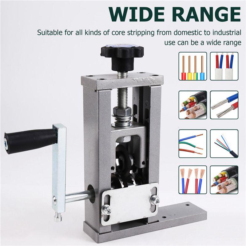 A84E-Manual Wire Stripping Machine Wire 1-21Mm Cable Electric Peeling Machine For Scrap Copper Wire Cable Recycling