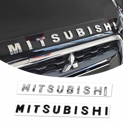 Adesivo Decalcomanie Lettere Logo 3D in ABS per Auto per Outlander Lancer 9 X EX ASX Pajero L200 Colt Eclipse Ralliart Triton