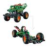 LEGP Technical Monster Off Road Vehicle Building Blocks Set 2 in 1 Stunts Pull Back Car Children Toys For Boys Christmas Gifts