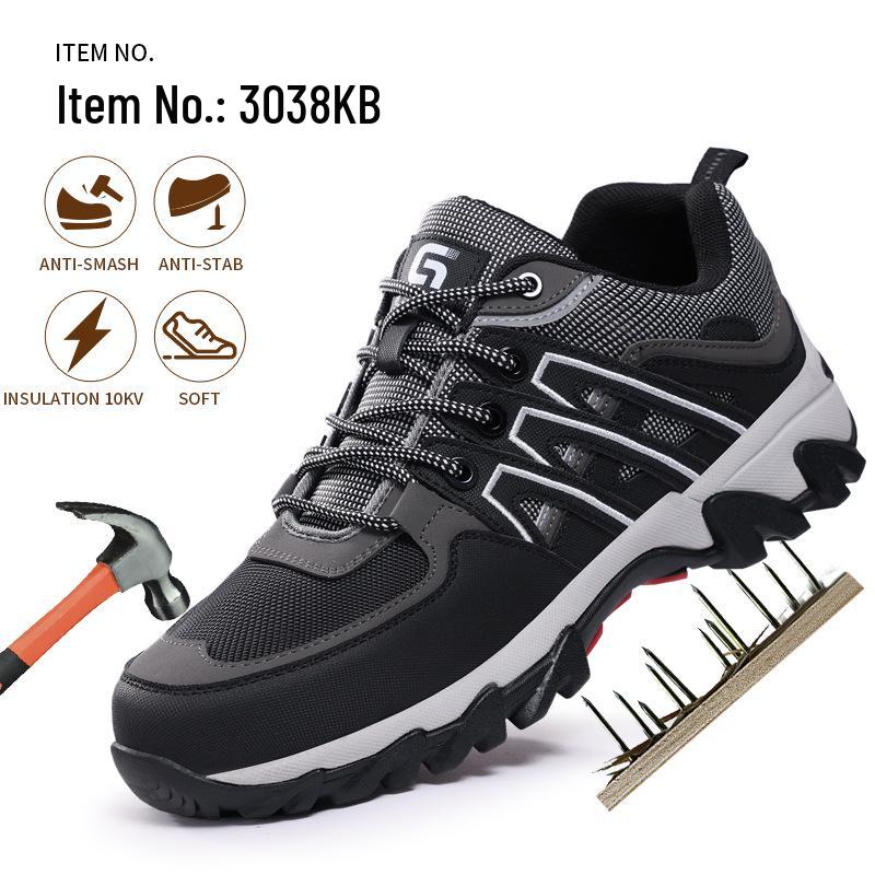 Men's Winter Steel Toe Safety Work Shoes: Anti-Smash, Anti-Puncture, Comfortable