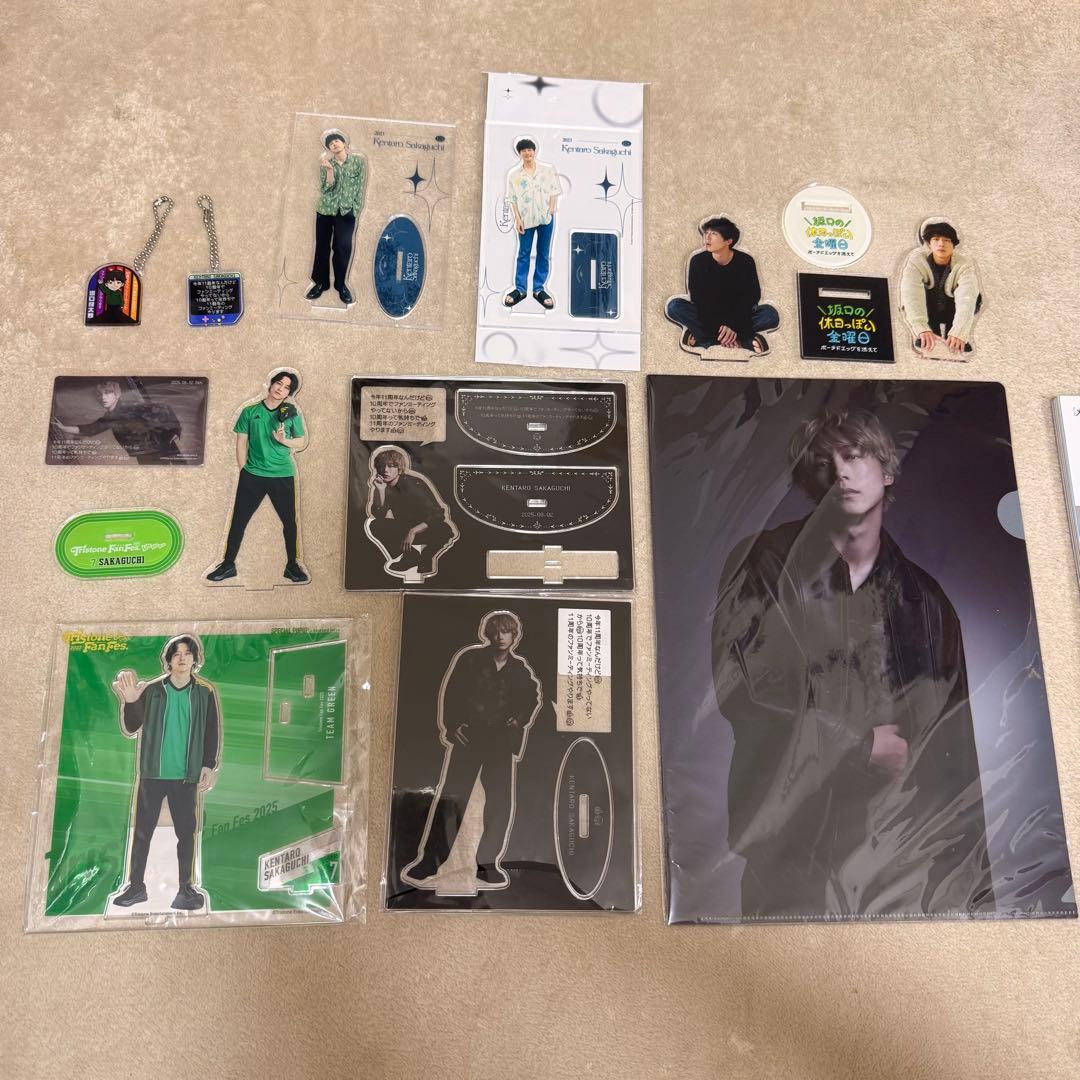 [USED] Kentaro Sakaguchi - Acrylic Stand, Keychain, Clear File, Magazine, Card - Actor - Korea