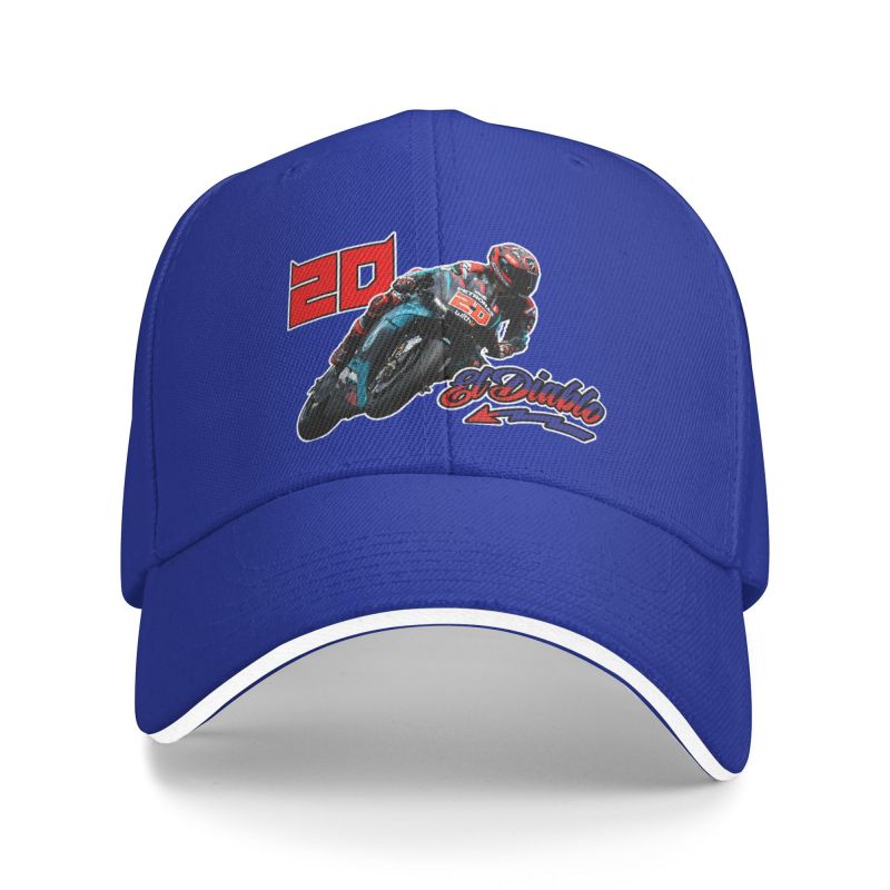 Coole Motorradrennen Baseballkappe Herren Damen Custom Verstellbar Erwachsene Fabio Quartararo El Diablo 20 Dad Hat Sommer