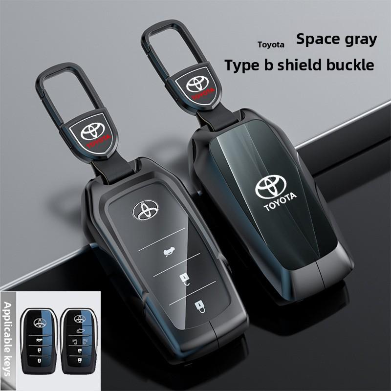 Car Key Cover For Toyota Hilux 2024 Yaris Corolla 2023 Rav4 2021 CHR Revo Auris Innova Highlander Venza Fortune Key Holder
