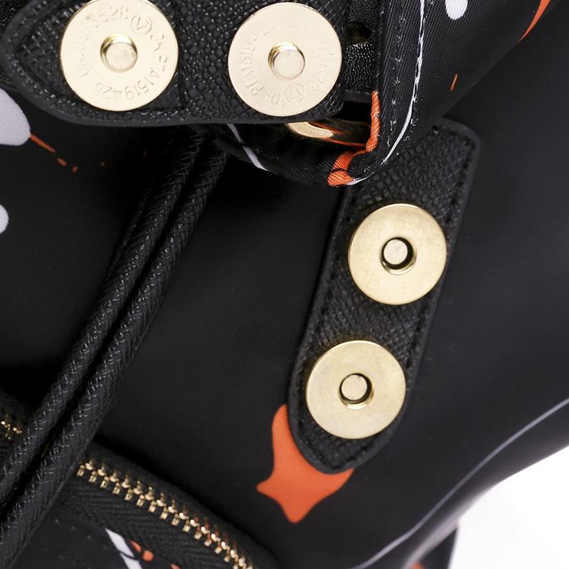 Stilvoller Und Verschleißfester Damen-Nylon-Graffiti-Rucksack Mit Weichem Material