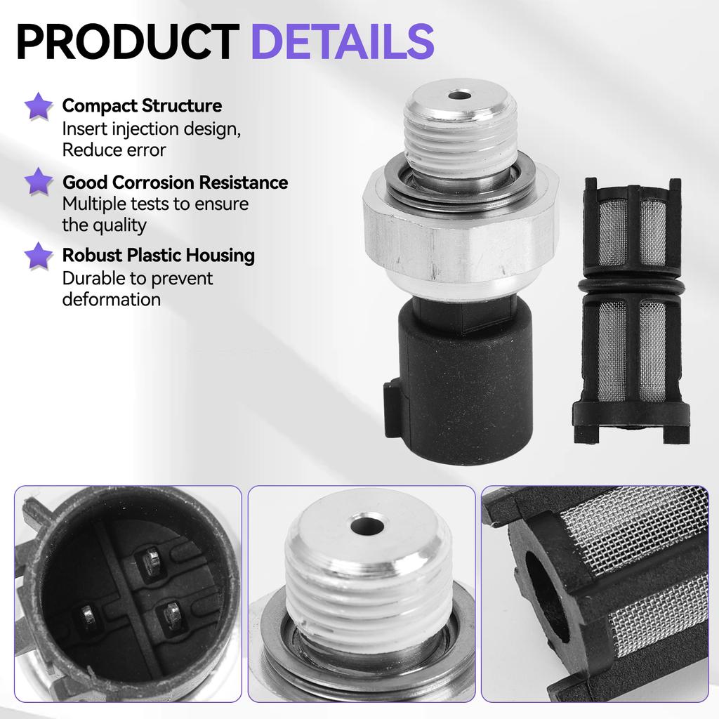 Oil Pressure Sensor Switch with Filter For Pontiac G8 For GMC Yukon For Buick For Cadillac Chevrolet 12621234 12673134 12596951