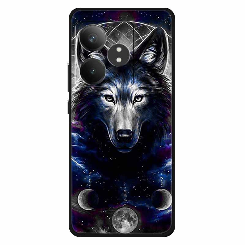 Funda For Realme GT 6T / GT 6 Cases Silicone Planet Painted TPU Soft Phone Back Cover For RMX3853 Protective Coque RMX3851  GT 6