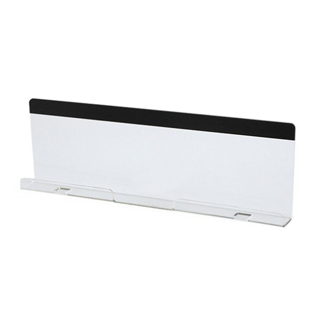 2Pcs Acrylic Monitors Bottom Memo Board Transparent Acrylic Monitor Memo Board  Mobile Phone Pen