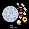 1 Pcs Candy Mold Silicone Chocolate Mold Small Square Candy Molds Silicone Candy Moulds Polymer Clay Molds Biscuit Mould