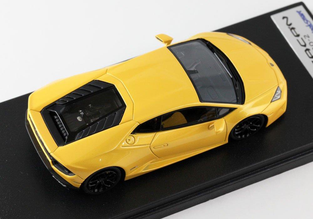 LOOKSMART Scale Lamborghini Huracan Giallo Midas LS455F 1/43 LP580-2 (Pearl Yellow)