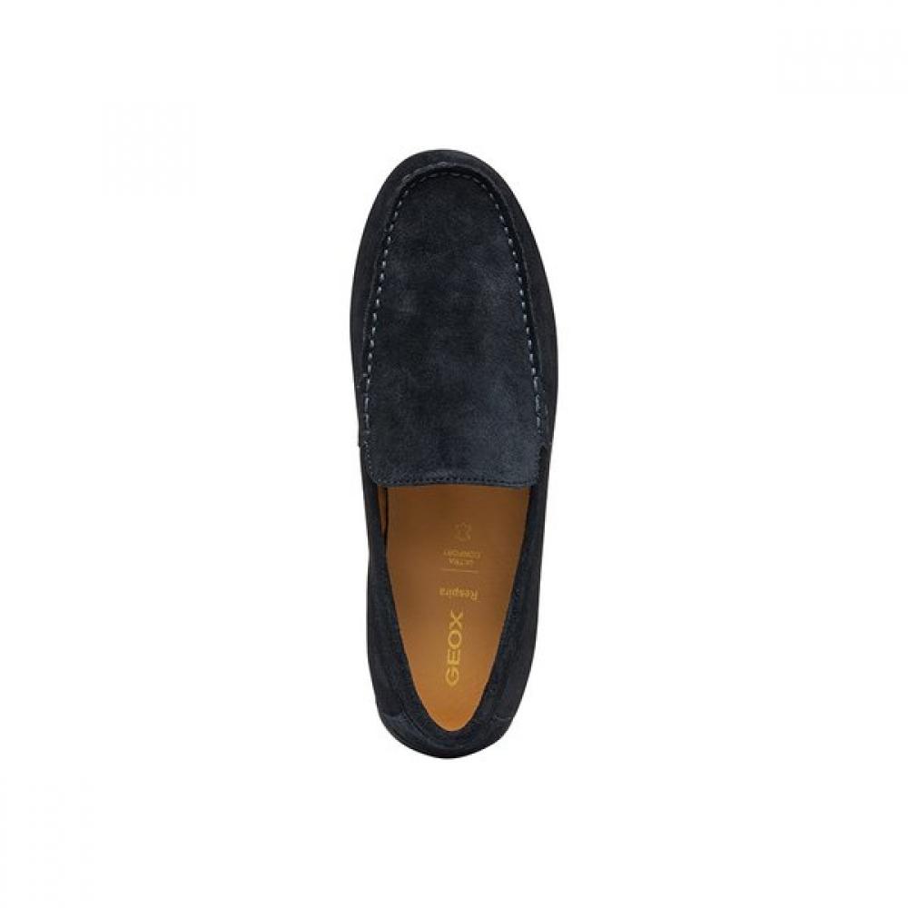 Geox Men S Comfort Suede LoAfer Ec16 A nAvy