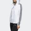 Adidas Neo Faves Hooded Sports Jacket With Alphabet Floral Logo Women Outerwear White FP7321
