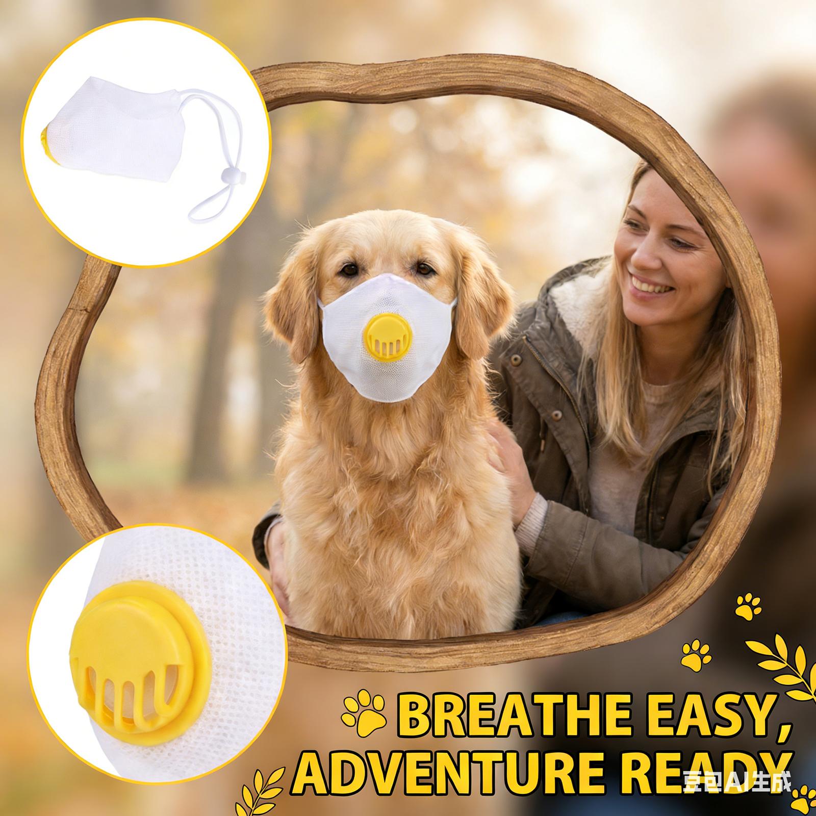 Pet Mask For Protecting Dog s Mouth One Size