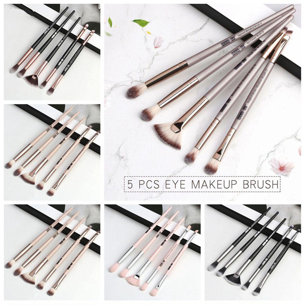 5 Pcs Hot Makeup Women Beauty Blusher Tool Eyeliner Brush Eye Blending Brushes Eyeshadow Contour