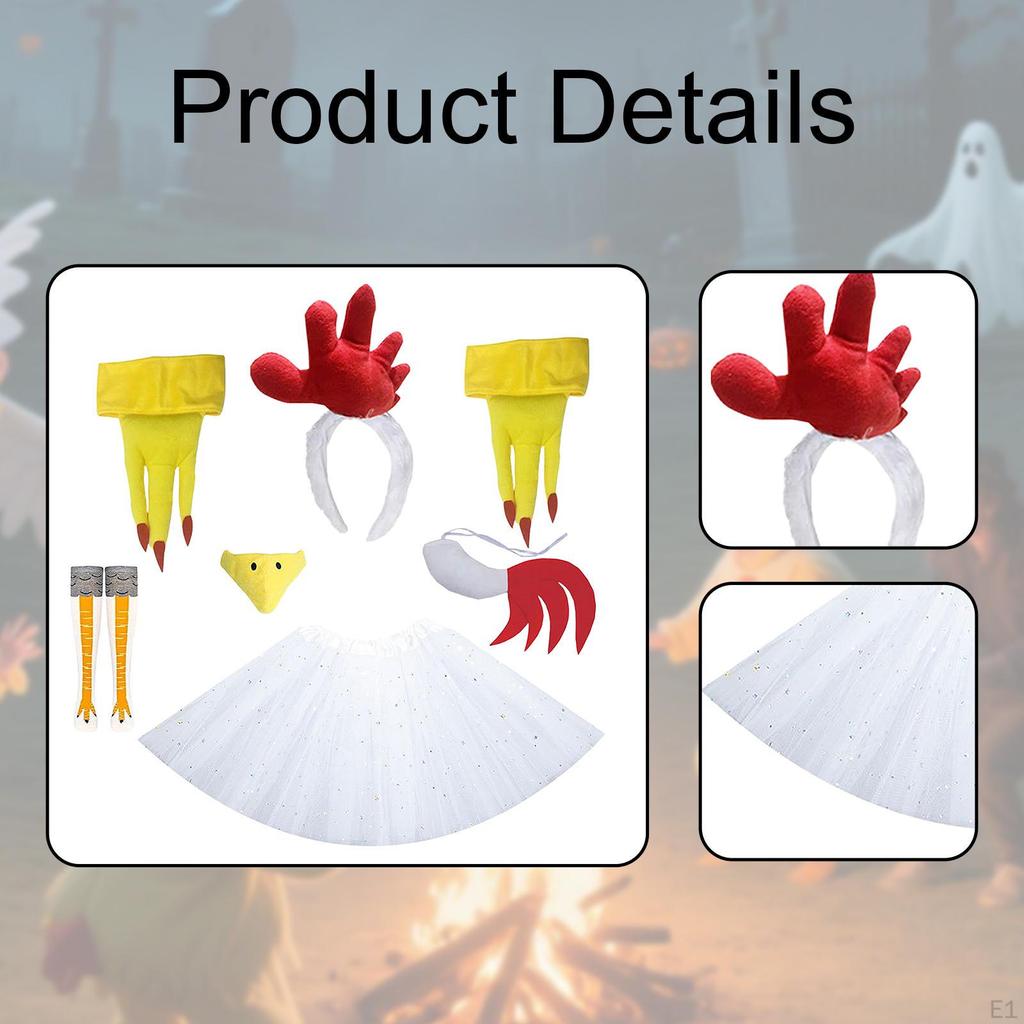 Chicken Cosplay Costume Kit for Theater, Action Events And Presentations.