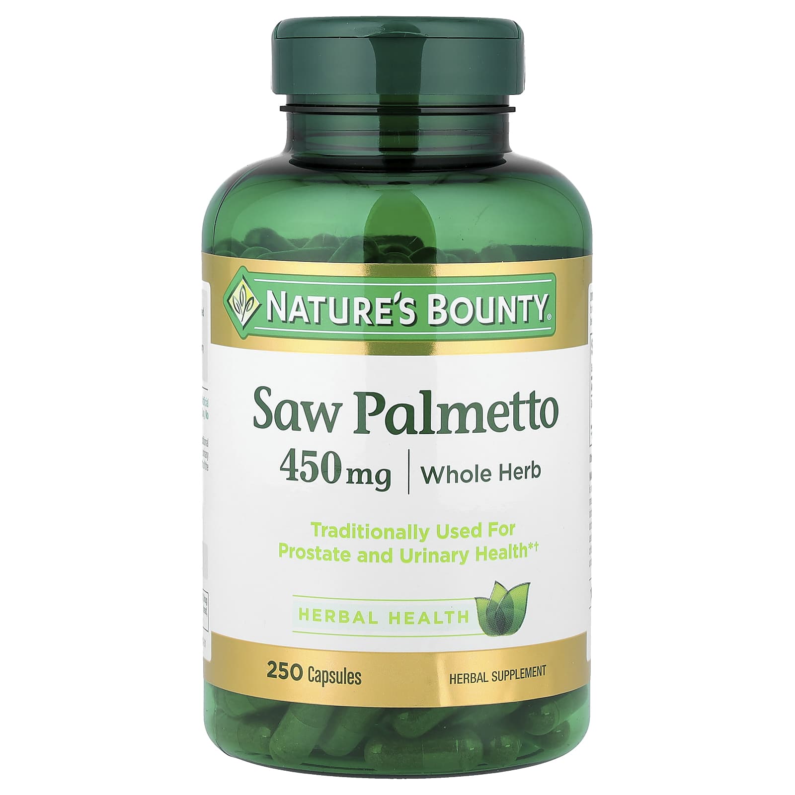 

Nature S Bounty, Saw Palmetto, 450 Mg, 250 Capsules