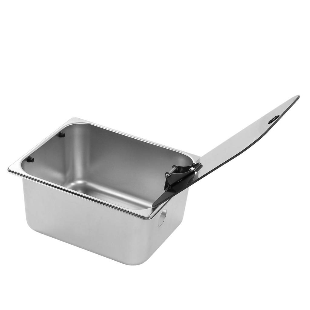 RV Kitchen Sink 300x240x150mm Square Stainless Steel Single Bowl Hand Wash Basin 40mm Drain with Tem