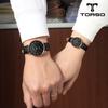 Toleuso T41L-Rbbk The Classic Quartz Couple Watch Men'S & Women'S Leather Watch