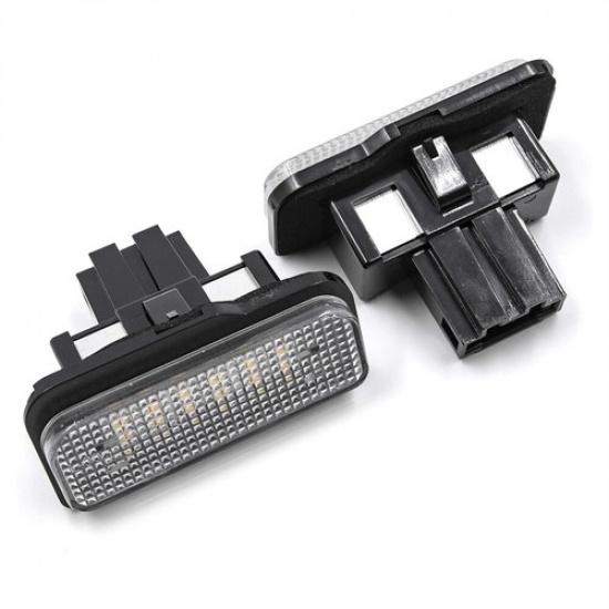 2pcs LED Tail Lamps License Plate Lights For Mercedes Benz W203 W211 W219 S211