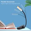 LED Clip On Book Light, 3 Brightness Flexible Night Reading Lamp and Eye Charging Night Light for Kids   On Book