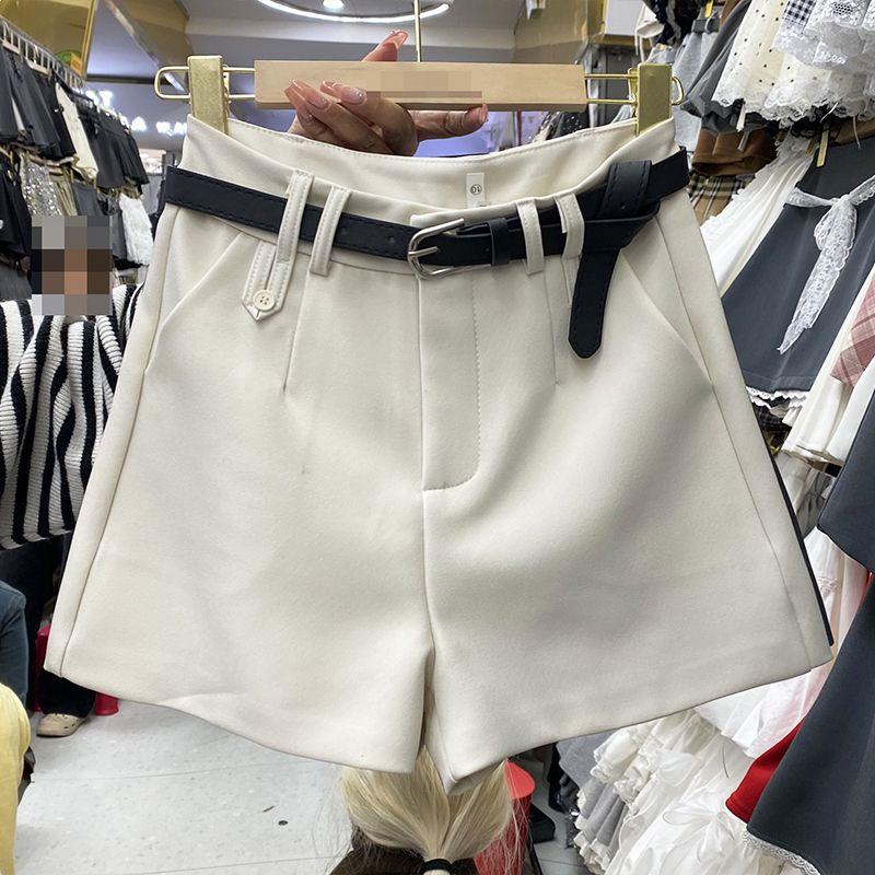 

Unisex 2026 Summer Straight-Leg Suit Shorts: Petite, Flattering A-Line Wide-Leg Casual Hot Pants 3XL for 141-151 jin