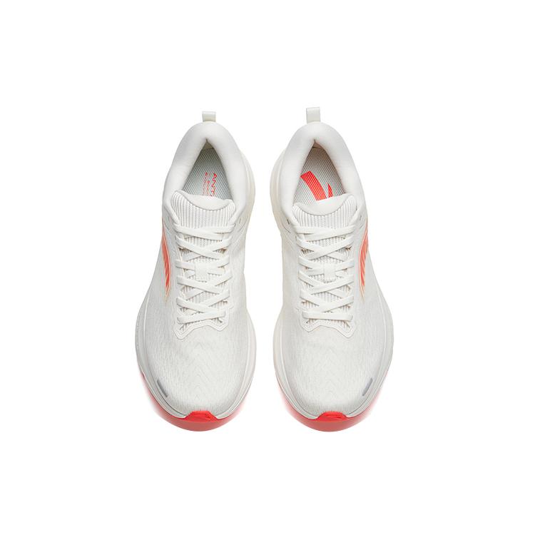 Anta Running Collection Highway 99 Sports Abrasion Resistant Low Top Running Shoes Men's Ivory White 112255599S-2
