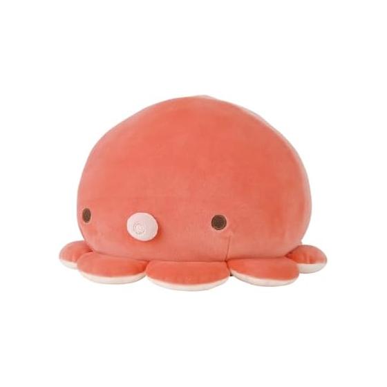 Ribuhaato Bolster Marshmallow Aquamie Octopus (Total Length Approx. 19cm) Stuffed Toy Waist Pad 28209-22