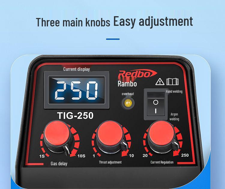 Lanbo TIG-250A Dual-Use 220V Inverter Welder for Stainless Steel & Aluminum
