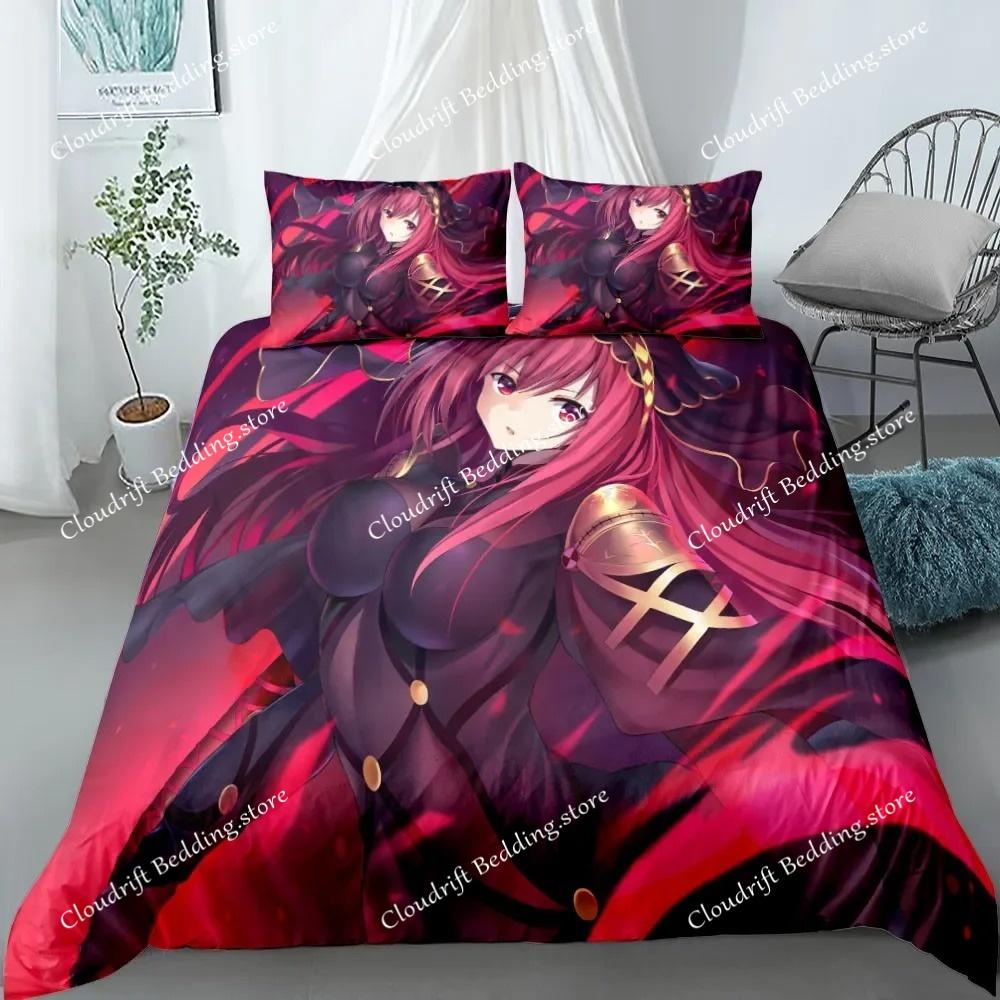 Conjunto de Roupa de Cama Fada Zero King Queen Duplo Completo Twin Tamanho Solteiro Capa de Edredom Fronha Conjunto de Roupa de Cama Fado Capa de Edredom Conjunto de Cama
