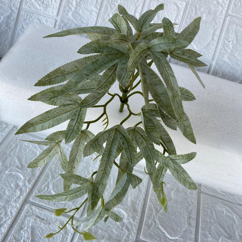 

Artificial Green Plants Potted Simulation Small Crabapple Fern Leaves Home Living Room Garden Wedding Party Greening Decoration