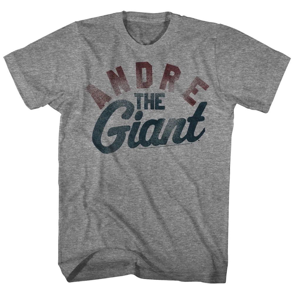 Andre the Giant Wrestler Retro 80 s Logo Mens T Shirt Massive WrestleMania Champ S