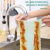 20/1pcs Microfiber Cleaning Cloths Double-layer Super Absorbent Coral Fleece Towels Non-stick Oil Dishcloths Scouring Pads Rags