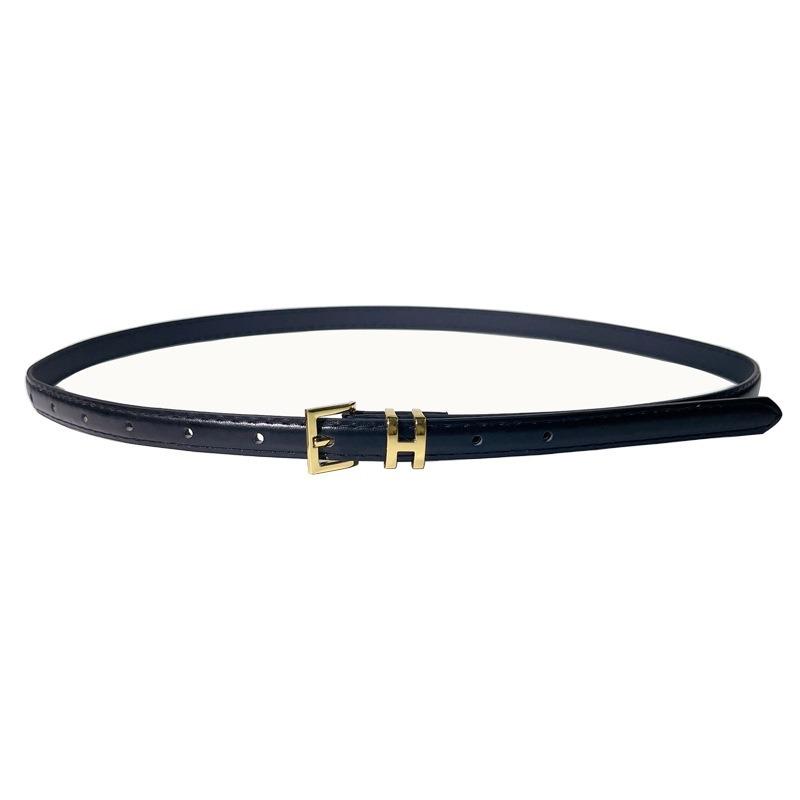 The H-buckle Letter-shaped Small Belt for Ladies Is Versatile, Fashionable and Has An Ins Style Decoration. It Is A Slim Waist Belt for Women
