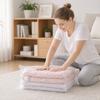 Pungi de depozitare vidate fără pompă, Design cub supradimensionat durabil reutilizabil, Compresie ușoară economisește spațiu Pungă de compresie