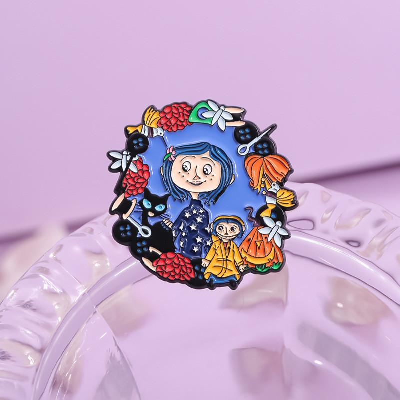 Unique Cartoon Character Design Alloy Brooch For Collectors And Fashion Enthusiasts