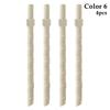 4Pcs Creative Children's Milk Tea Silicone Straws Universal Easy-to-Clean Straight Straws 17cm Colorful Reusable Straws