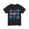 Blue Bow and Ribbon Cute Graphic For Women T-Shirt Coquette Bow Blue Ribbon Tee