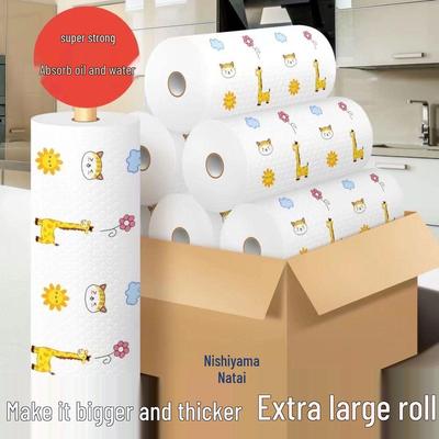 Einweg-Reinigungstücher zur doppelten Verwendung: Trocken- & Feuchthaushaltspapier für Küche und Böden