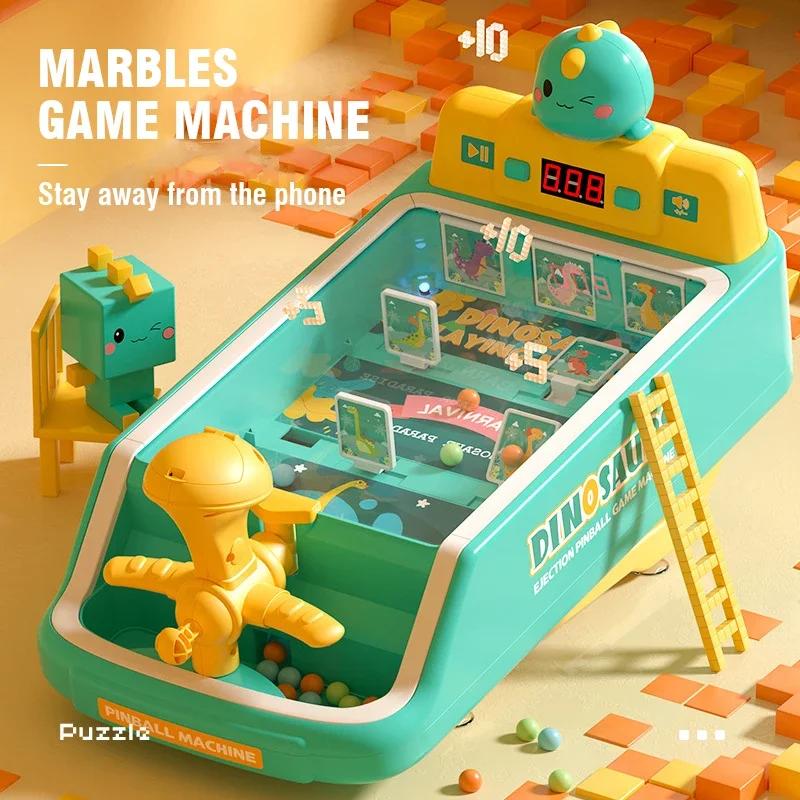 Non-Toxic Children Pinball Machine Toy Scoring Music Lights Gifts Family Party Games Hand-Eye Coordination Educational Toys For Kids Gifts