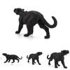 Black Panther Pvc Wildlife Model With Realistic Detailing For Collection And Display