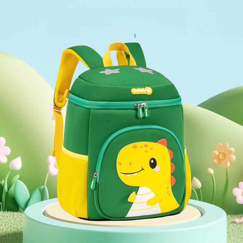  New Kindergarten Cartoon Backpack Boys and Girls Cute Fun Children's Double Shoulder Bag Baby Backpack