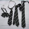 Japanese Stripe Necktie Business Multicolor Necktie Casual Versatiles Ties for Business Meetings