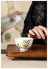 Exquisite Hand-Painted Osmanthus Ceramic Tea Cup for Personal Use