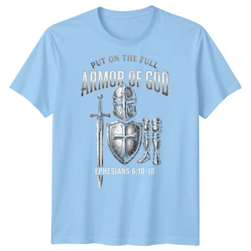 Armour Of God Unisexs T Shirt Christian Clothing For Bible Verse Christian Gift S