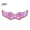Fancy Dress Feather Wings LED Light Up Angel Costume for Kids, Holiday Accessories Glowing Fairy Wings, Halloween Cosplay Party Performance