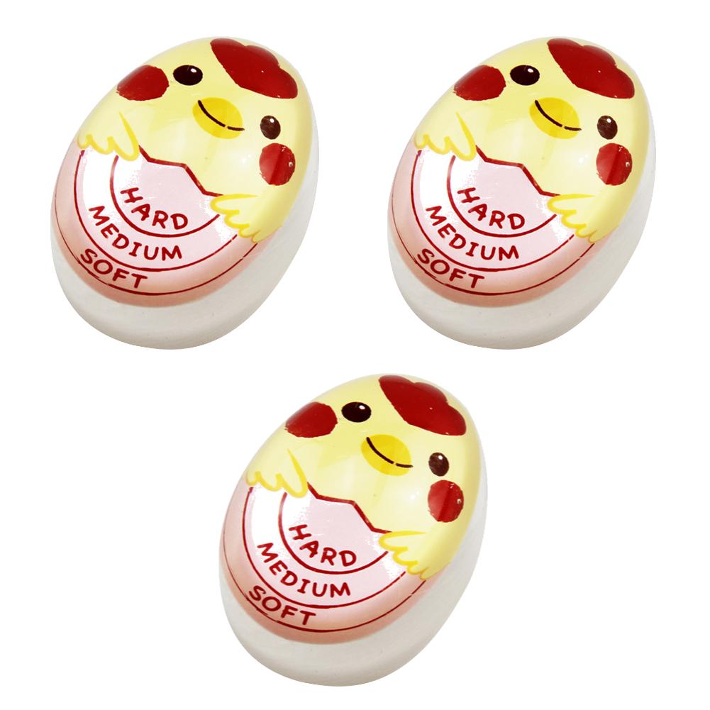 1-3pcs Egg Timer Kitchen Electronic Gadget Color Changing Yummy Soft Hard Boiled Eggs Cooking Timer Egg Boiling Timer Alarm Tool