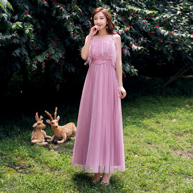 2025 Elegant Long Bridesmaid & Evening Dress for Women